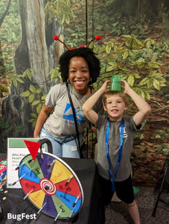 AgBiome educating kids and parents on bugs at BugFest 2022